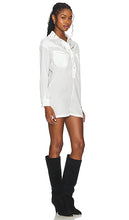 Understated Leather West Of Boho Romper in White