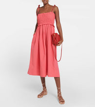 Ulla Johnson Akshara smocked cotton midi dress