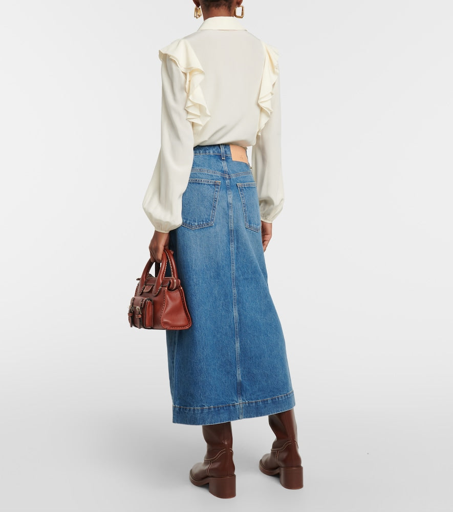 Ulla Johnson Bea denim skirt