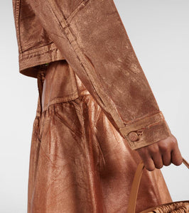 Ulla Johnson Cosette foiled denim jacket