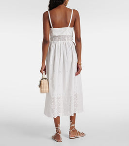 Ulla Johnson Cowrie broderie anglaise cotton midi dress