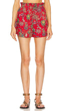 Ulla Johnson Devin Shorts in Red - Ulla Johnson - Devin - Short rouge - Ulla Johnson Devin 红色短裤 - Ulla Johnson Devin Shorts in Rot - Ulla Johnson DEVIN 반바지 레드 색상 - Pantaloncini Ulla Johnson Devin in rosso
