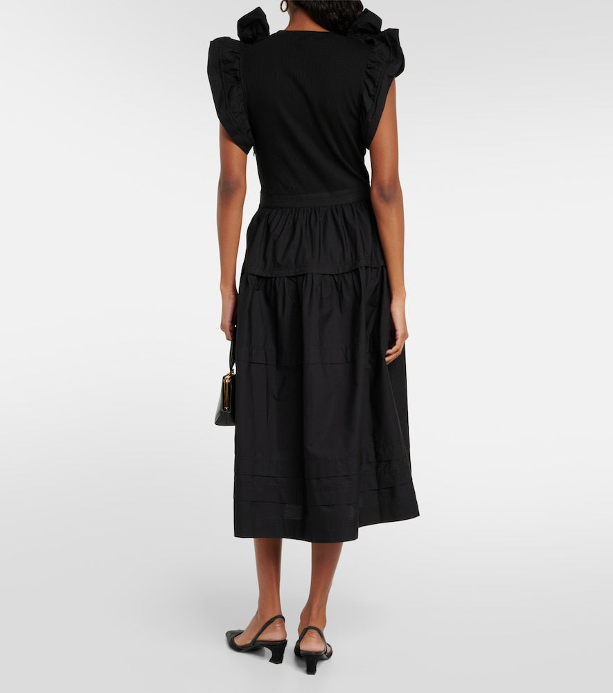 Ulla Johnson Francine ruffled midi dress