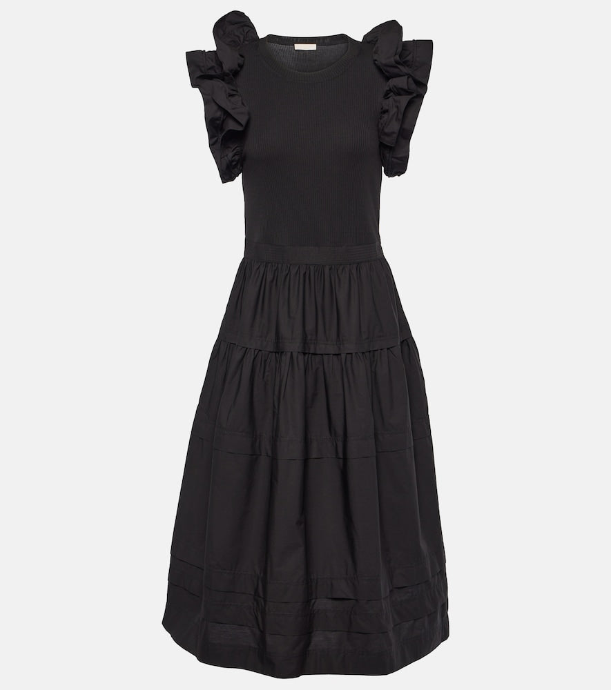 Ulla Johnson Francine ruffled midi dress. Ulla Johnson Francine 荷叶边中长连衣裙