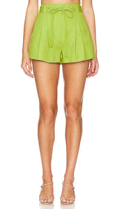 Ulla Johnson Iris Shorts in Green - Short Ulla Johnson Iris en vert - Ulla Johnson Iris 绿色短裤 - Ulla Johnson Iris Shorts in Grün - Ulla Johnson 아이리스 반바지 - Pantaloncini Iris di Ulla Johnson in verde