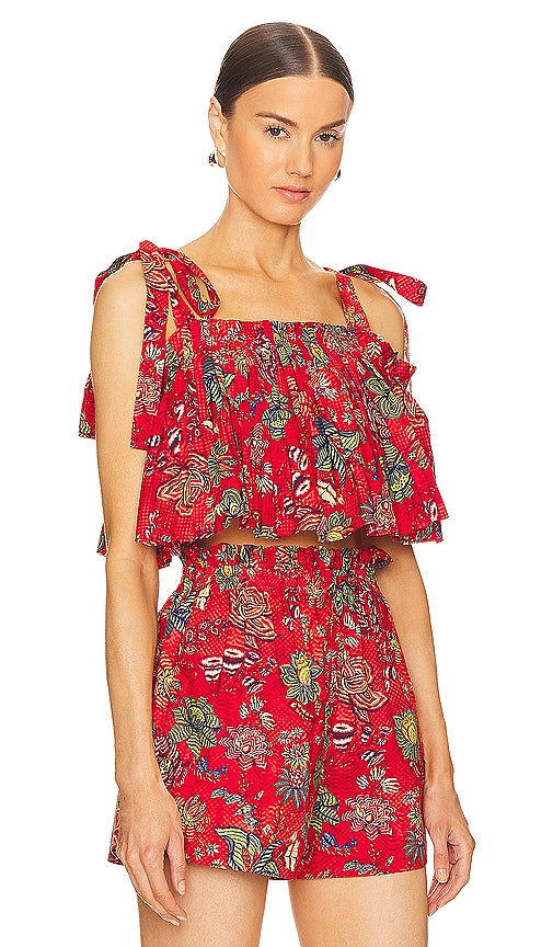 Ulla Johnson Ivy Tank in Red