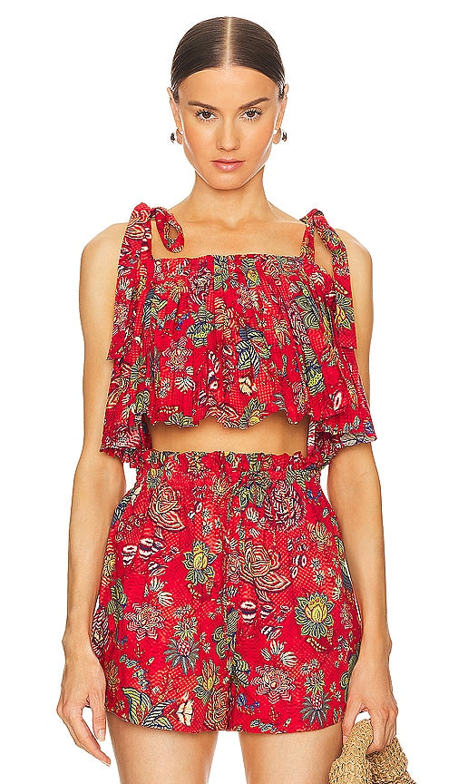 Ulla Johnson Ivy Tank in Red - Débardeur Ulla Johnson Ivy en rouge - Ulla Johnson Ivy 红色背心 - Ulla Johnson Ivy Tank in Rot - Ulla Johnson Ivy 탱크탑 - Canotta Ulla Johnson Ivy in rosso