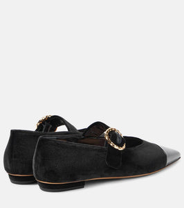 Ulla Johnson Kiki suede Mary Jane shoes