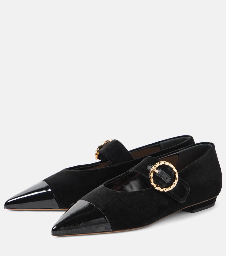 Ulla Johnson Kiki suede Mary Jane shoes