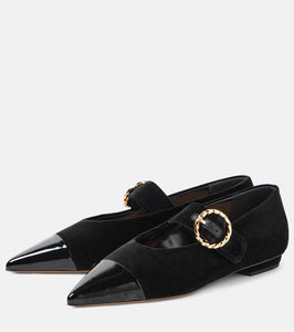Ulla Johnson Kiki suede Mary Jane shoes