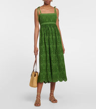 Ulla Johnson Matilde broderie anglaise cotton midi dress