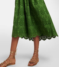Ulla Johnson Matilde broderie anglaise cotton midi dress
