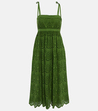 Ulla Johnson Matilde broderie anglaise cotton midi dress