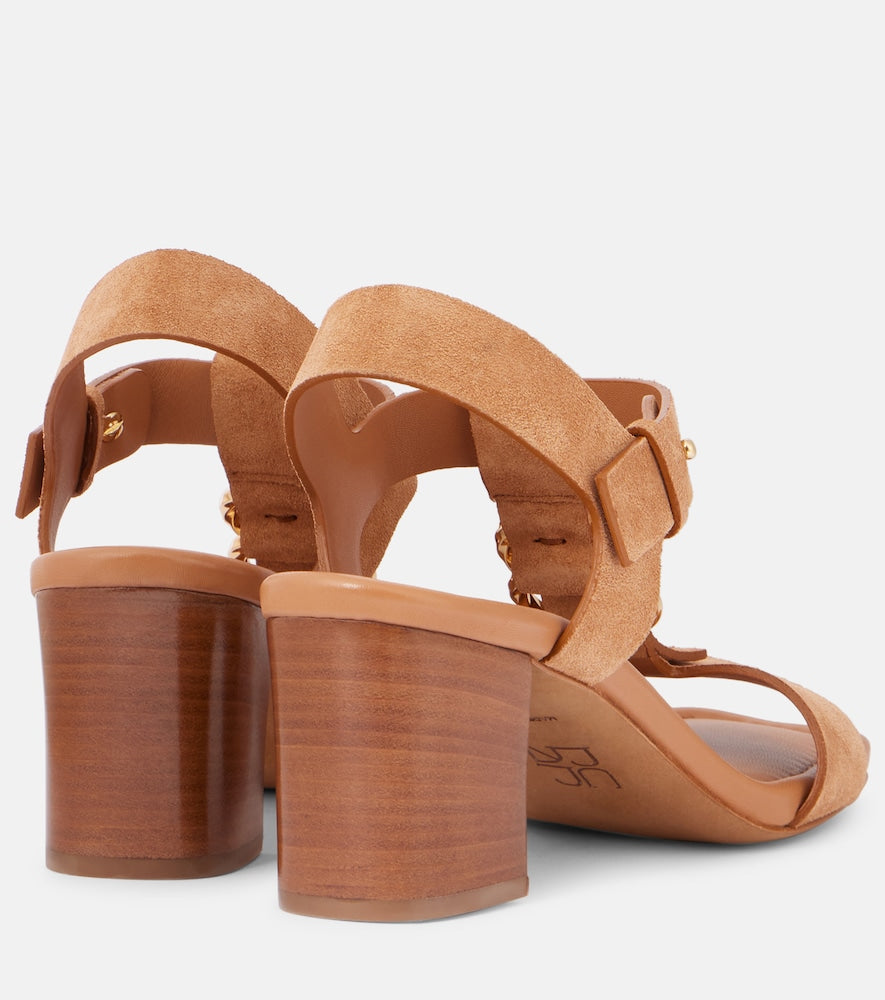 Ulla Johnson Milla embellished suede sandals