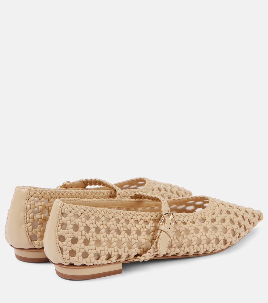 Ulla Johnson Open-knit Mary Jane flats