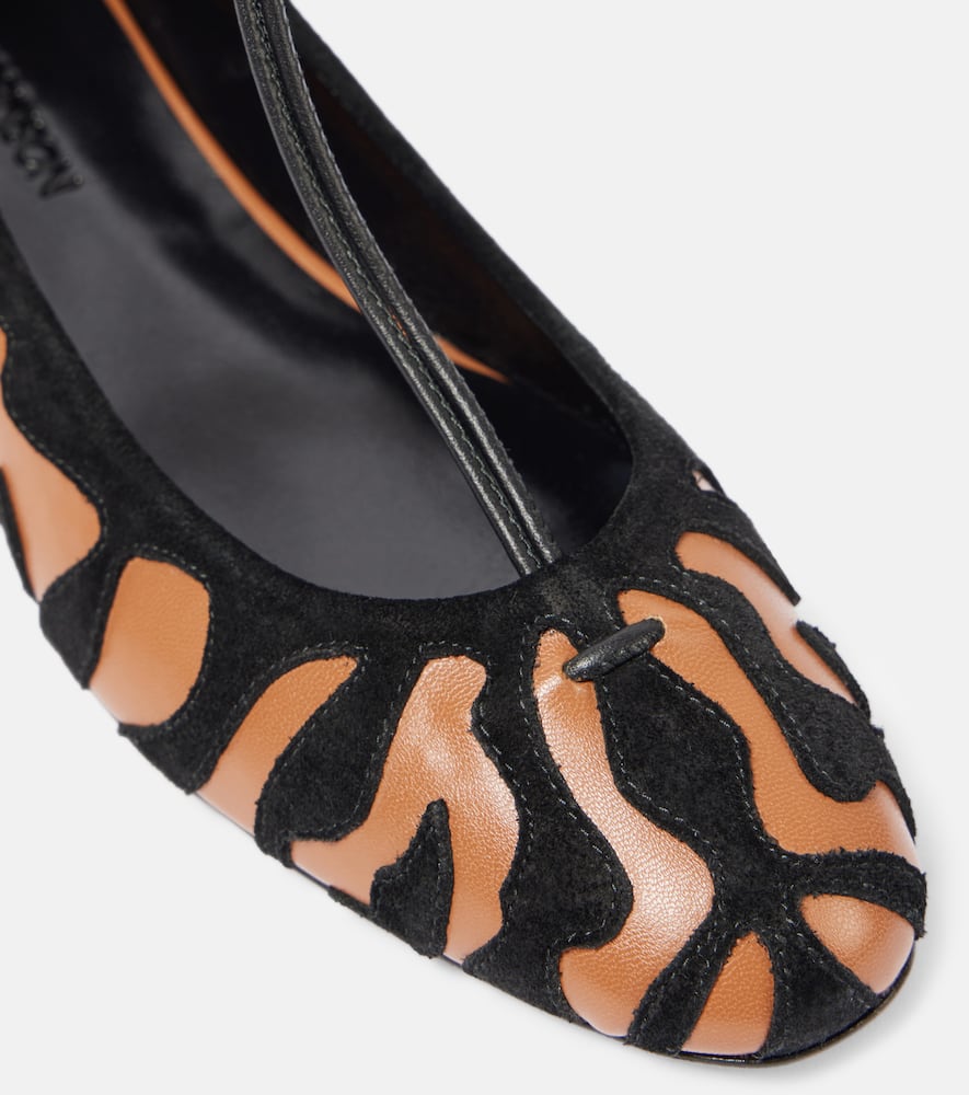 Ulla Johnson Polline animal print leather ballet flats