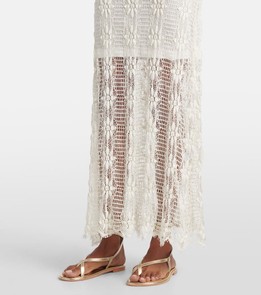Ulla Johnson Talia floral lace maxi dress