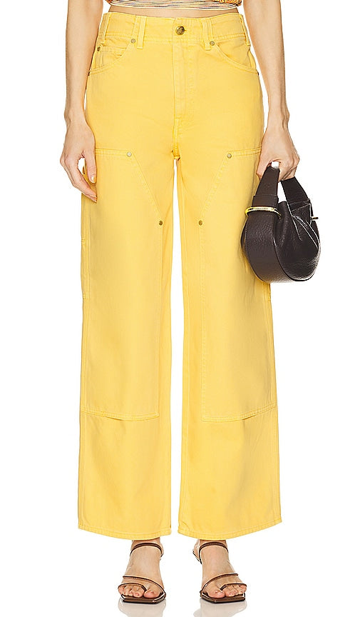 Ulla Johnson The Olympia Wide Leg in Peach - Ulla Johnson Pantalon large Olympia en pêche - Ulla Johnson 桃色奥林匹亚阔腿裤 - Ulla Johnson Das Olympia Wide Leg in Pfirsich - Ulla Johnson The Olympia 와이드 레그 피치 색상 - Ulla Johnson The Olympia gamba larga in pesca