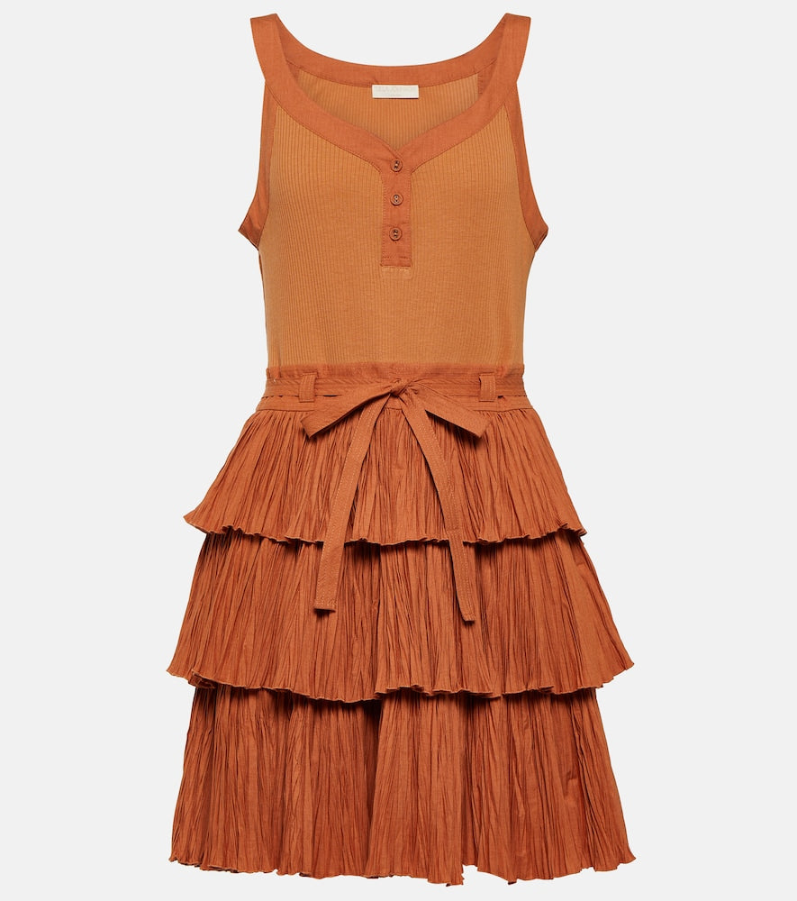 Ulla Johnson Tiered minidress. Ulla Johnson 层叠迷你连衣裙