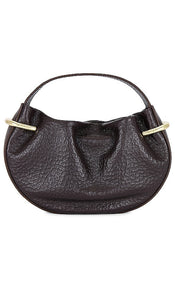 Ulla Johnson Tilda Ruched Mini Bag in Brown