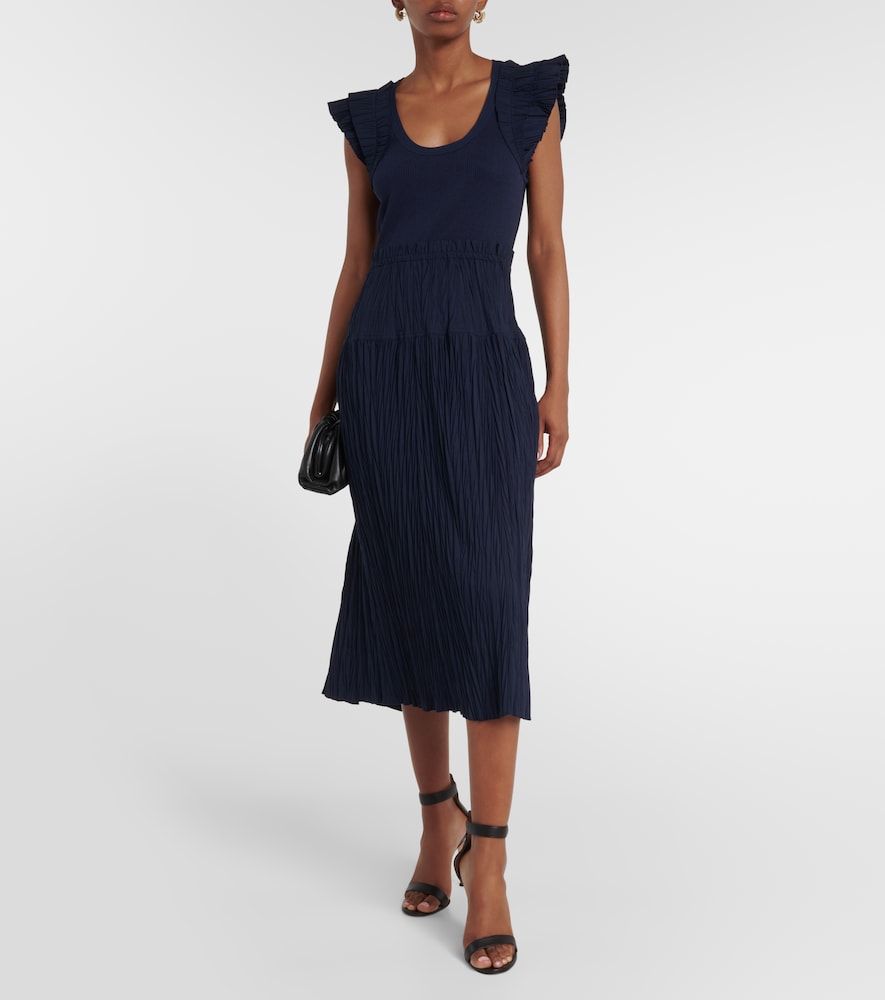 Ulla Johnson Virginia cotton-blend midi dress