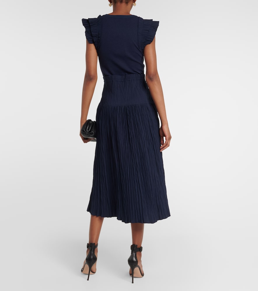 Ulla Johnson Virginia cotton-blend midi dress