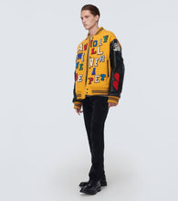 Undercover Appliqu√É¬© wool-blend varsity jacket