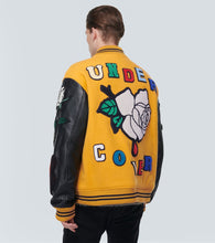 Undercover Appliqu√É¬© wool-blend varsity jacket