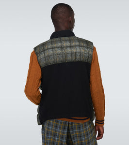 Undercover Checked padded vest