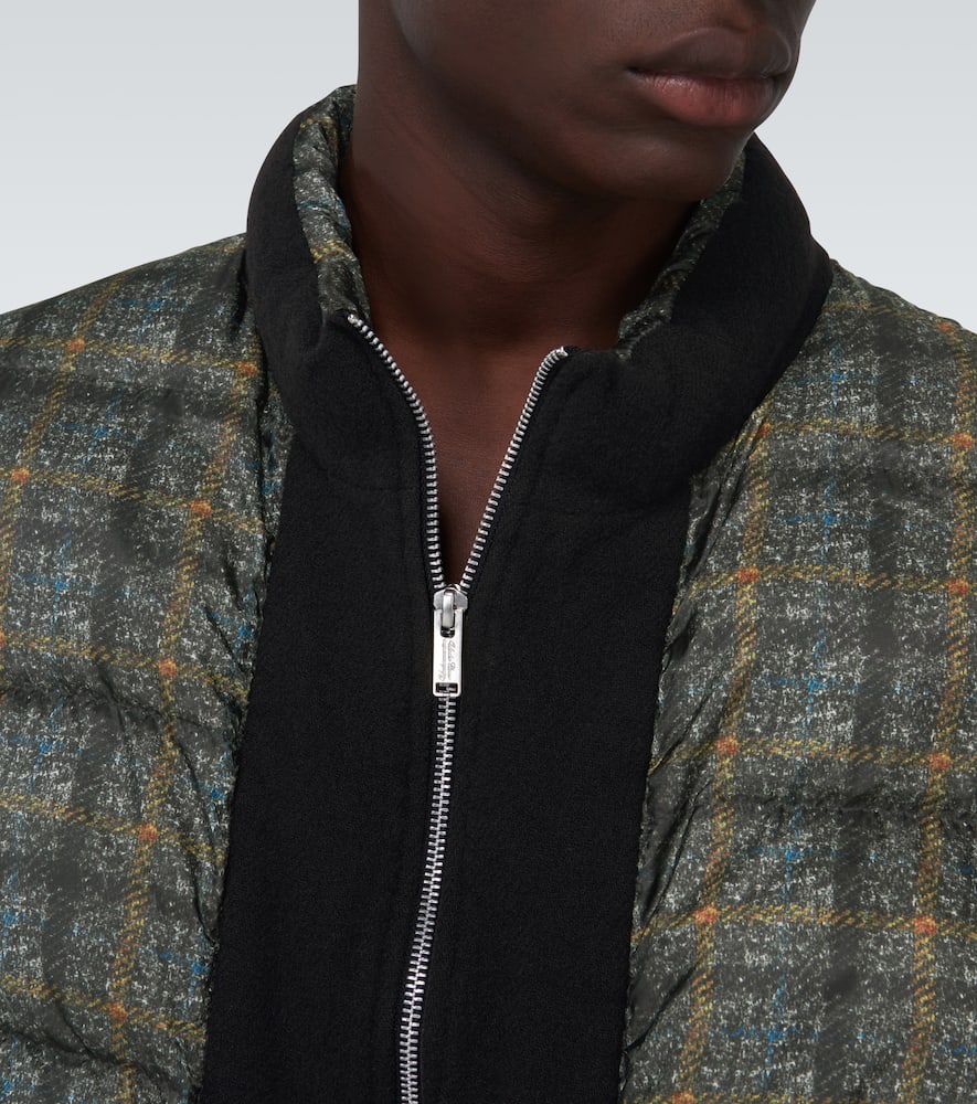 Undercover Checked padded vest