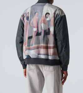 Undercover x Helen Verhoeven printed bomber jacket