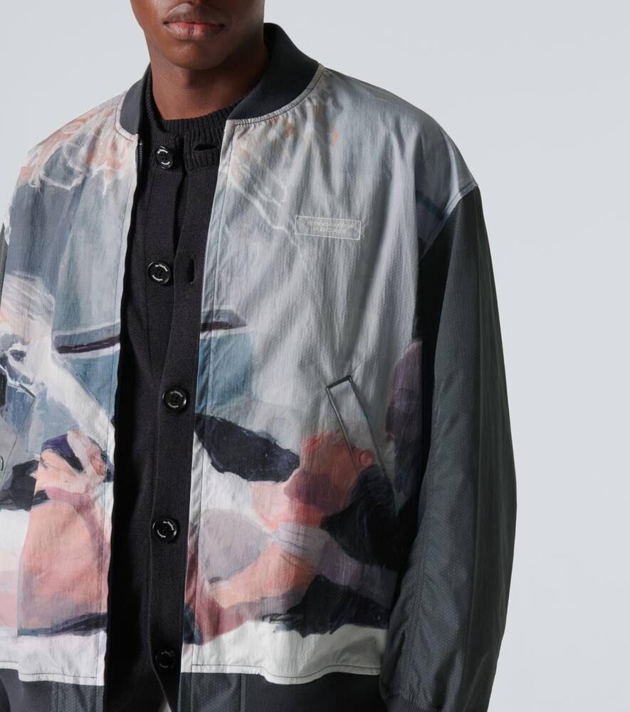 Undercover x Helen Verhoeven printed bomber jacket