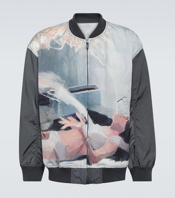 Undercover x Helen Verhoeven printed bomber jacket