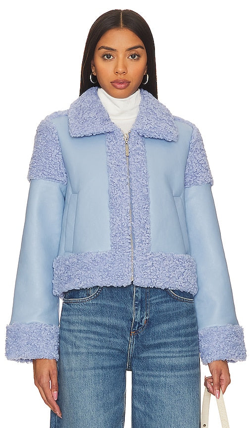 Unreal Fur Corfu Jacket in Blue