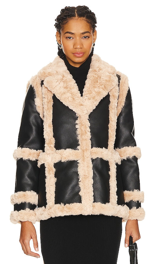 Unreal Fur Gate Keeper Jacket in Black