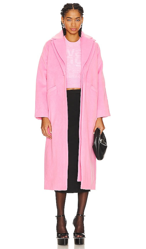 Unreal Fur Sardinia Coat in Pink