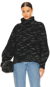 Varley Marlena Knit Sweater in Black - Varley Marlena Pull en Tricot en Noir - Varley Marlena 黑色针织毛衣 - Varley Marlena Strickpullover in Schwarz - Varley Marlena 니트 스웨터블랙 색상 - Maglione lavorato a maglia Varley Marlena in nero