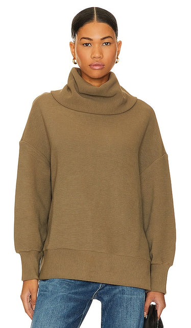 Varley Milton Sweatshirt in Olive - Sweat-shirt Varley Milton en olive - Varley Milton 橄榄色套头衫 - Varley Milton Sweatshirt in Oliv - Varley Milton 스웨트셔츠 올리브 색상 - Felpa Varley Milton in verde oliva