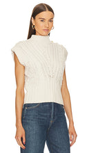 Veronica Beard Holton Knit Vest in Ivory