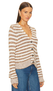 Veronica Beard Artura Cardigan in Brown