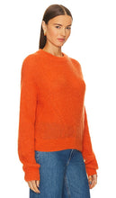 Veronica Beard Melinda Crew Neck Sweater in Orange