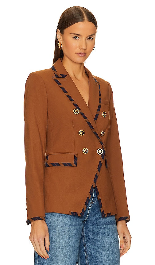 Veronica Beard Miller Dickey Jacket in Brown