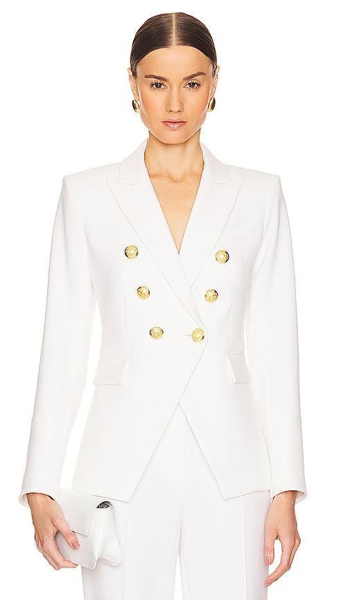 Veronica Beard Miller Dickey Jacket in White - Veronica Beard Miller Dickey - Veste en blanc - Veronica Beard Miller Dickey 白色夹克 - Veronica Beard Miller Dickey Jacke in Weiß - Veronica Beard Miller 디키 재킷 화이트 색상 - Giacca Dickey Veronica Beard Miller in bianco