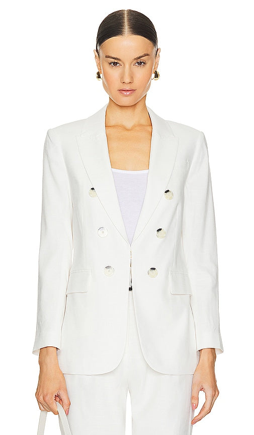 Veronica Beard Bexley Dickey Jacket in White - Veronica Beard Veste Bexley Dickey en blanc - Veronica Beard Bexley Dickey 白色夹克 - Veronica Beard Bexley Dickey Jacke in Weiß - Veronica Beard Bexley 딕키 재킷 화이트 색상 - Giacca Dickey Veronica Beard Bexley in bianco