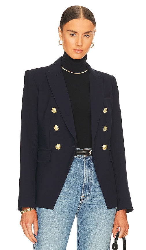 Veronica Beard Miller Dickey Jacket in Navy - Veronica Beard Miller Dickey - Veste en bleu marine - Veronica Beard Miller Dickey 海军蓝夹克 - Veronica Beard Miller Dickey Jacke in Marineblau - Veronica Beard Miller 디키 재킷 색상 네이비 - Giacca Dickey Veronica Beard Miller in blu marino