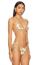 VDM Blair Triangle Top in White,Green