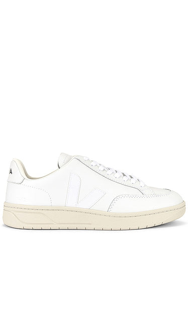 Veja V-12 Sneaker in White | Extra White Low Top Sneakers for Women