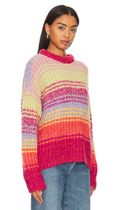 Velvet by Graham & Spencer Brandy Sweater in Fuchsia