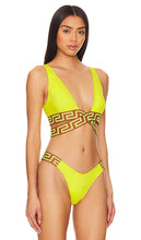 VERSACE Bikini Top in Yellow
