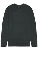 Vince Relaxed Crew Sweater in Charcoal - Pull ras du cou décontracté Vince en charbon de bois - Vince 木炭色休闲圆领毛衣 - Vince entspannter Rundhalspullover in Anthrazit - Vince 릴렉스드 크루 스웨터 차콜 색상 - Maglione girocollo rilassato Vince in antracite